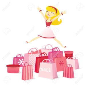 happy Super Sale Girl